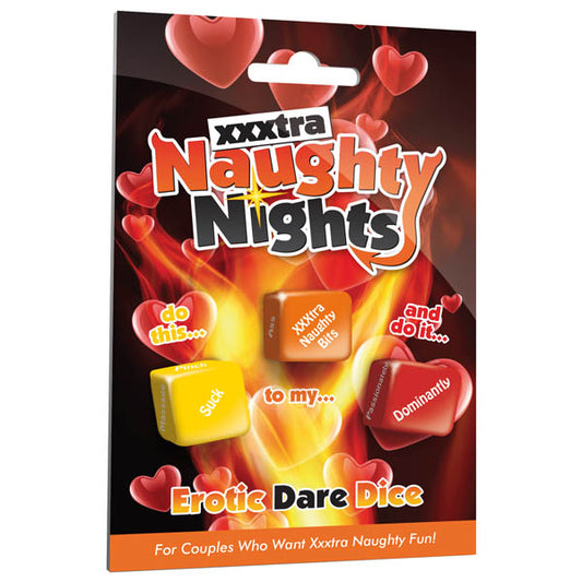 Naughty Nights Erotic Dare Dice Lovers Dice Game