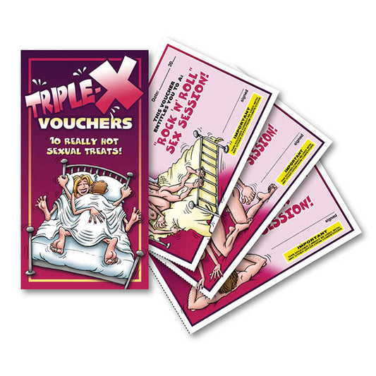 Triple X Vouchers Set Of 10 Vouchers