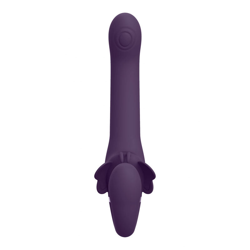 Vive Satu Purple 23 Cm Usb Rechargeable Strapless Strap On