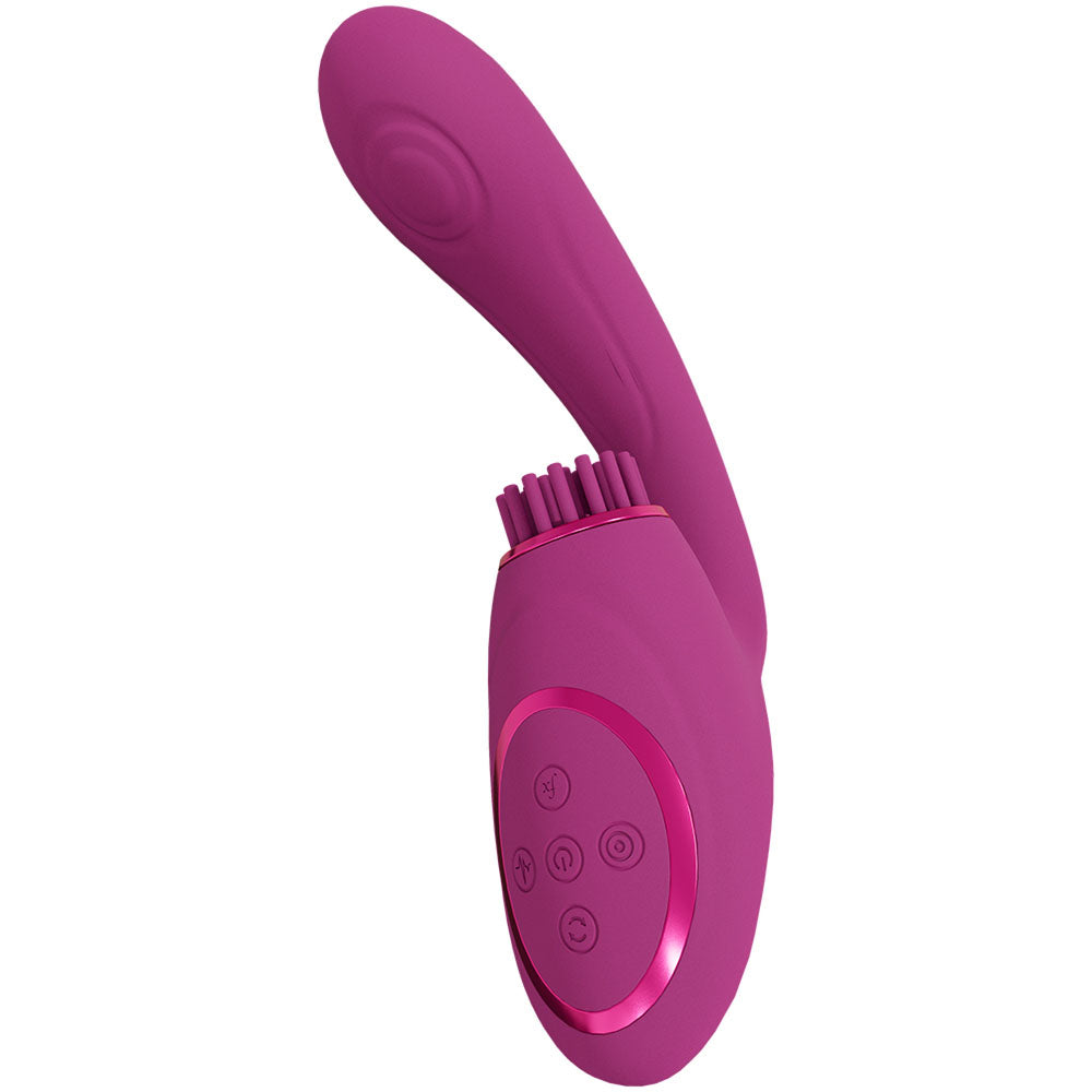 Vive Gen Pink Pink Usb Rechargeable Triple Motor Vibrator