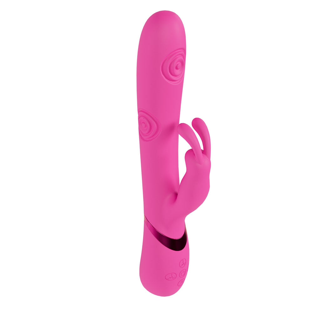Vive Mimi Pink Pink 25 Cm Usb Rechargeable Vibrating & Tapping Rabbit Vibrator