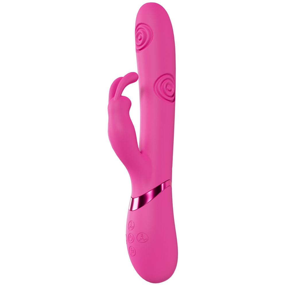 Vive Mimi Pink Pink 25 Cm Usb Rechargeable Vibrating & Tapping Rabbit Vibrator