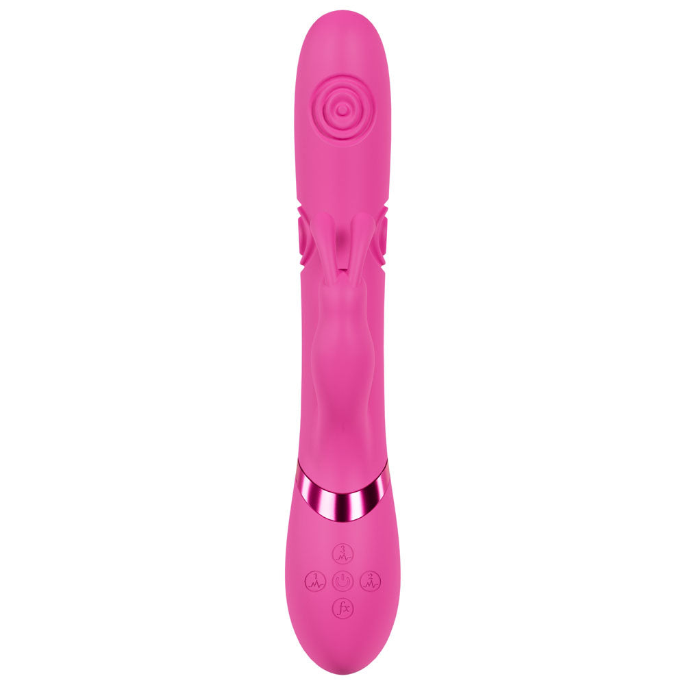 Vive Mimi Pink Pink 25 Cm Usb Rechargeable Vibrating & Tapping Rabbit Vibrator