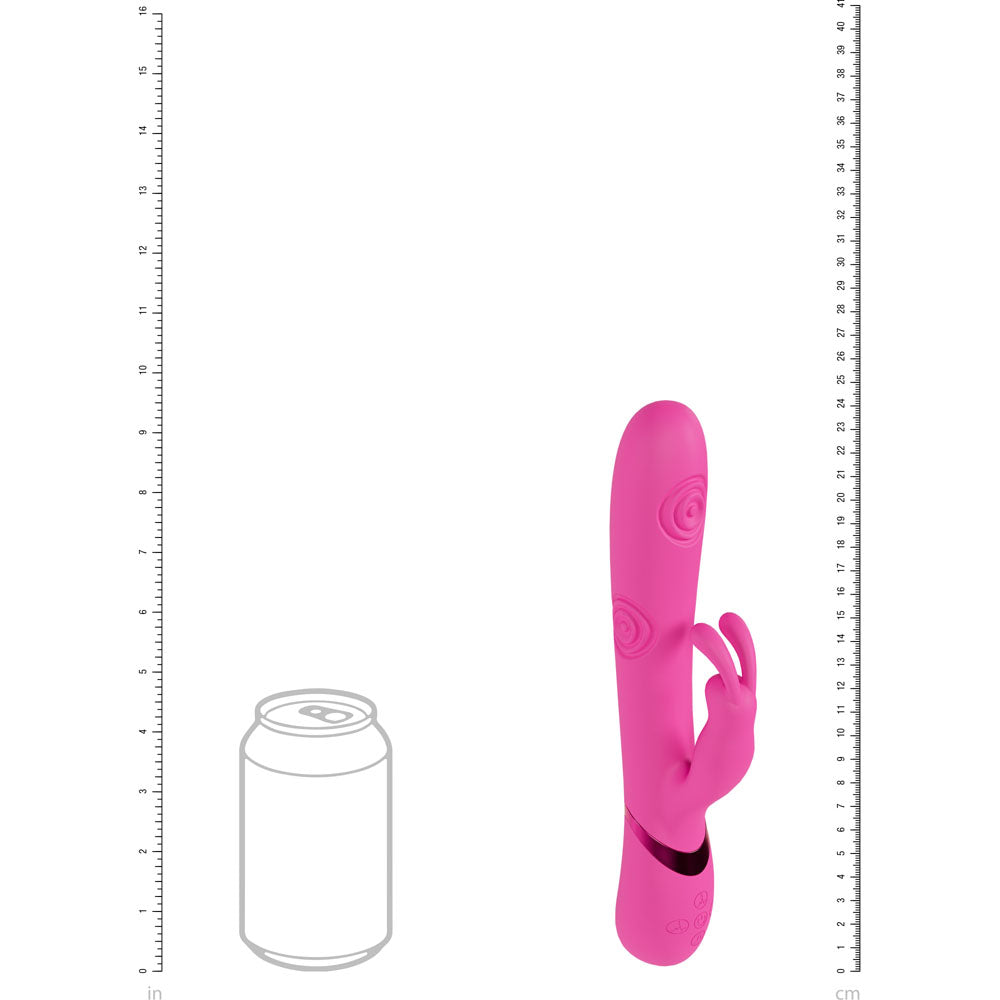 Vive Mimi Pink Pink 25 Cm Usb Rechargeable Vibrating & Tapping Rabbit Vibrator