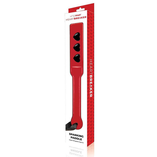 Whip Smart Heartbreaker Spanking Paddle Red Spanking Paddle