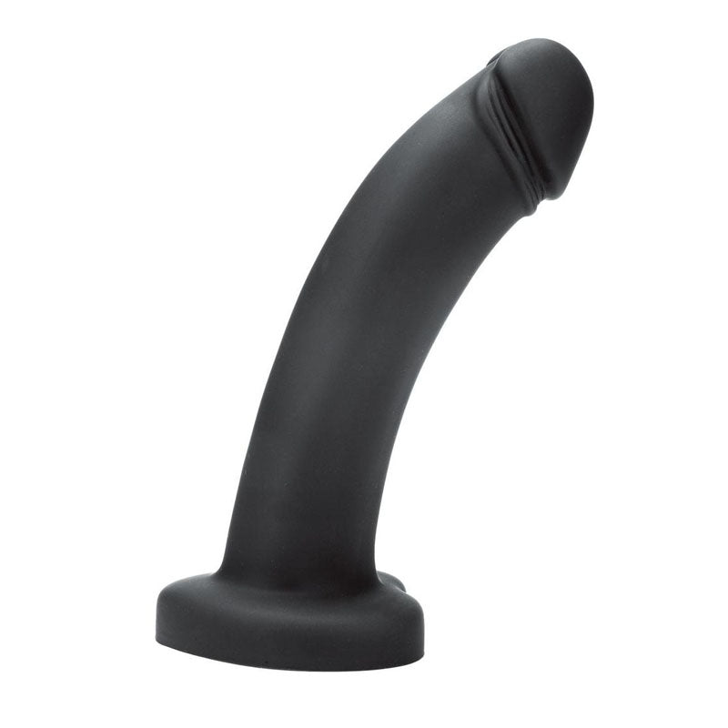 Whip Smart Heartbreaker 7'' Heart Base Dildo Black 17.8 Cm Dong With Heart Shaped Base