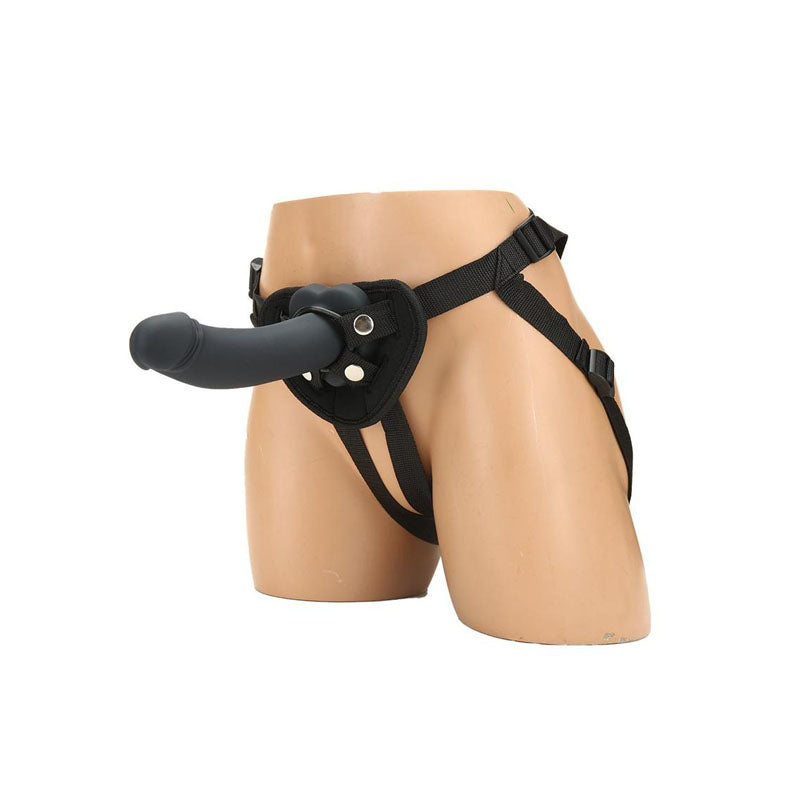 Whip Smart Heartbreaker 7'' Heart Base Dildo Black 17.8 Cm Dong With Heart Shaped Base