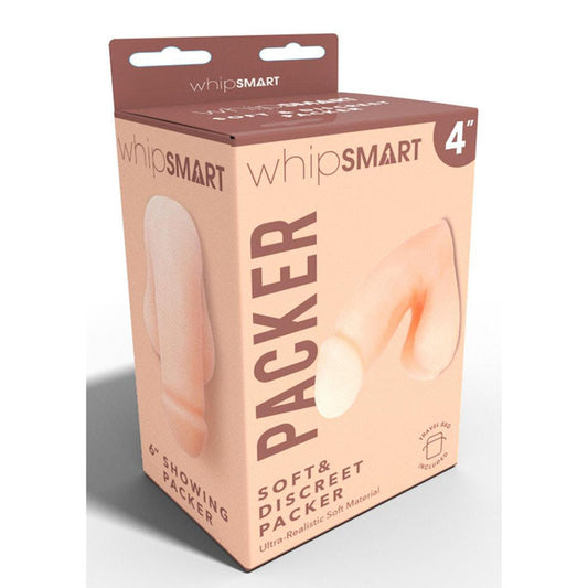 Whip Smart 4'' Soft & Discreet Packer Flesh 10.2 Cm Packer
