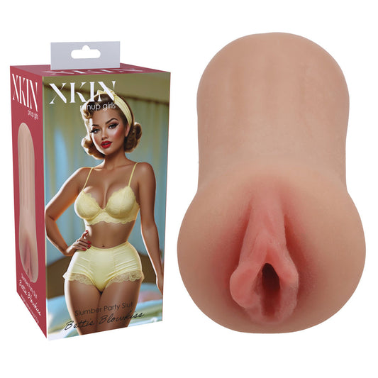 Xkin Pin Up Girls Bettie Blowkiss Tan 12 Cm Vagina Stroker