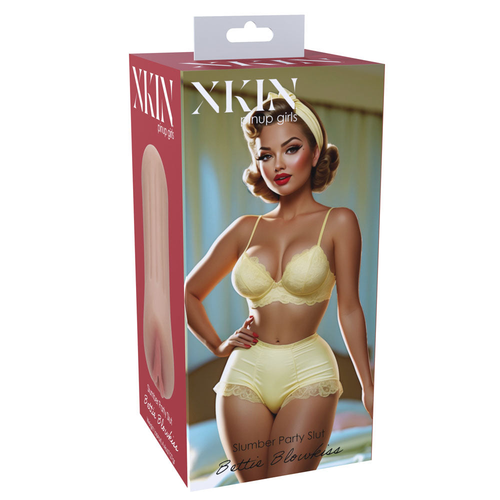 Xkin Pin Up Girls Bettie Blowkiss Tan 12 Cm Vagina Stroker