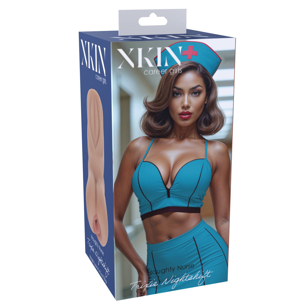 Xkin Pin Up Girls Trixie Nightshift Tan 12 Cm Vagina Stroker
