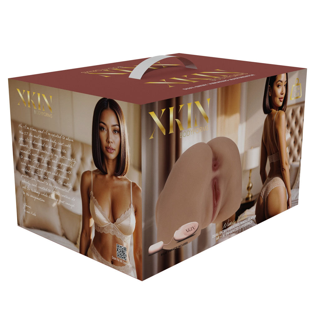 Xkin Bodyforms Nina Vale Tan Doggy Style Torso Masturbator
