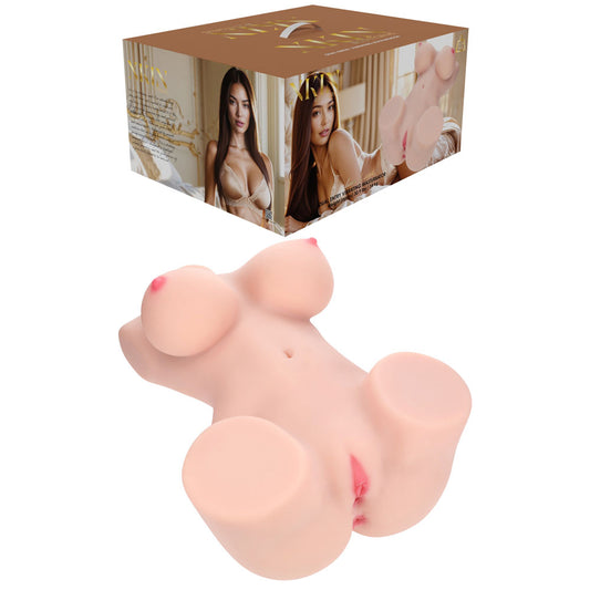 Xkin Bodyforms Aveline Luxe Flesh Lifelike Mini Torso Masturbator