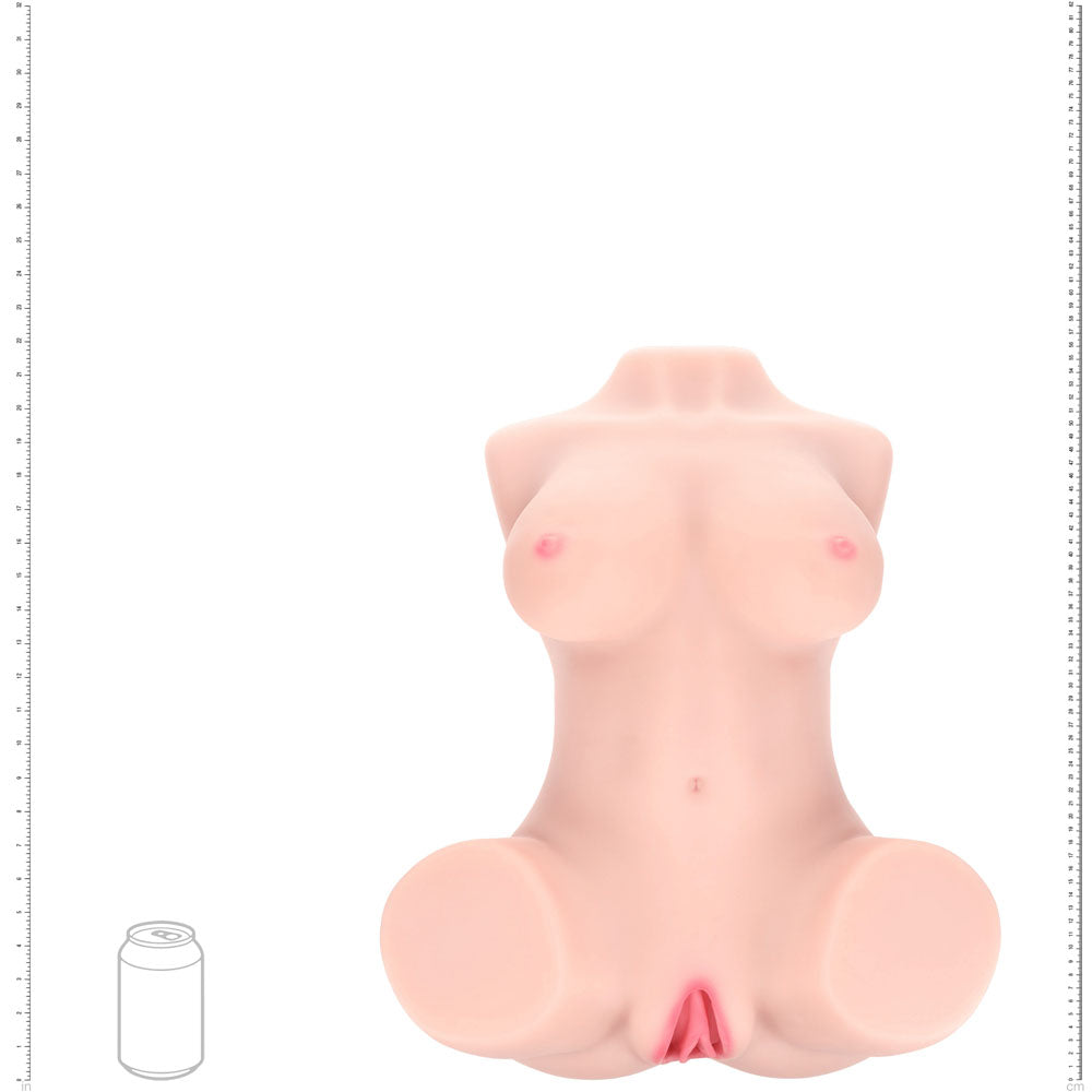 Xkin Bodyforms Ava Monroe Flesh Lifelike Torso Masturbator With Interchargeable Vagina Sleeves