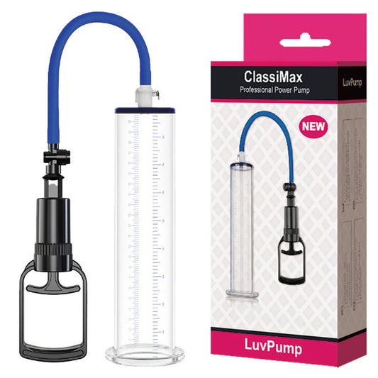 Luv Pump Classi Max Xl Professional Power Pump Clear Extra Large Penis Pump