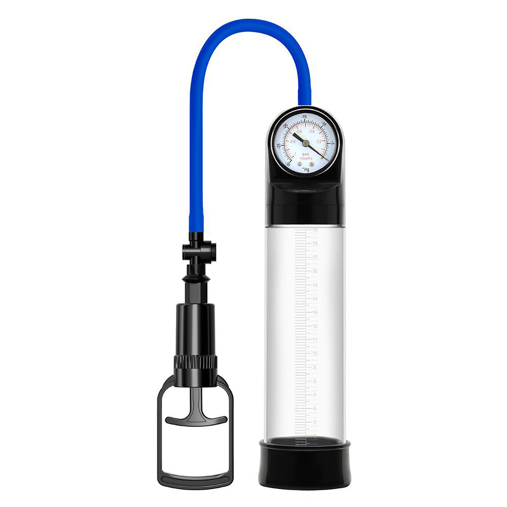 Luv Pump Classi Xtra Advanced Power Pump Clear Penis Pump With Pressure Gauge