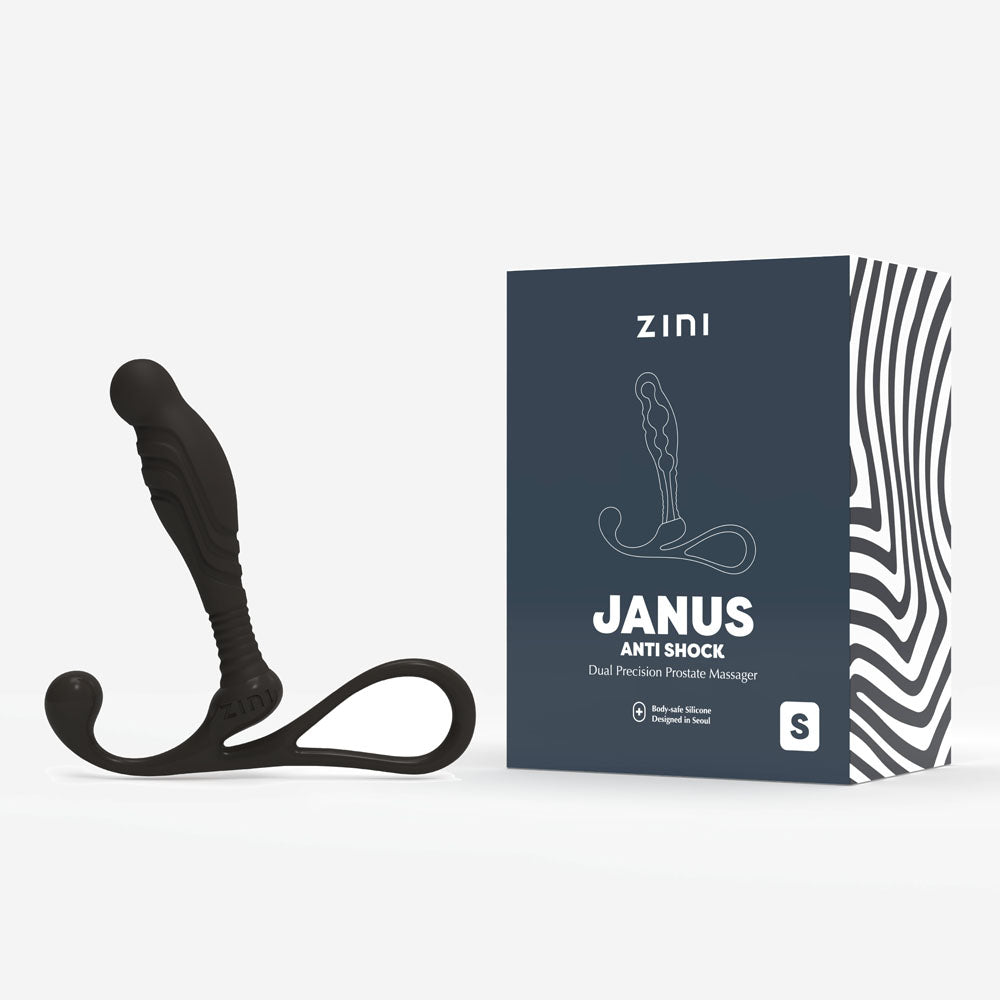 Zini Janus Anti Shock Small Black Small Prostate Massager