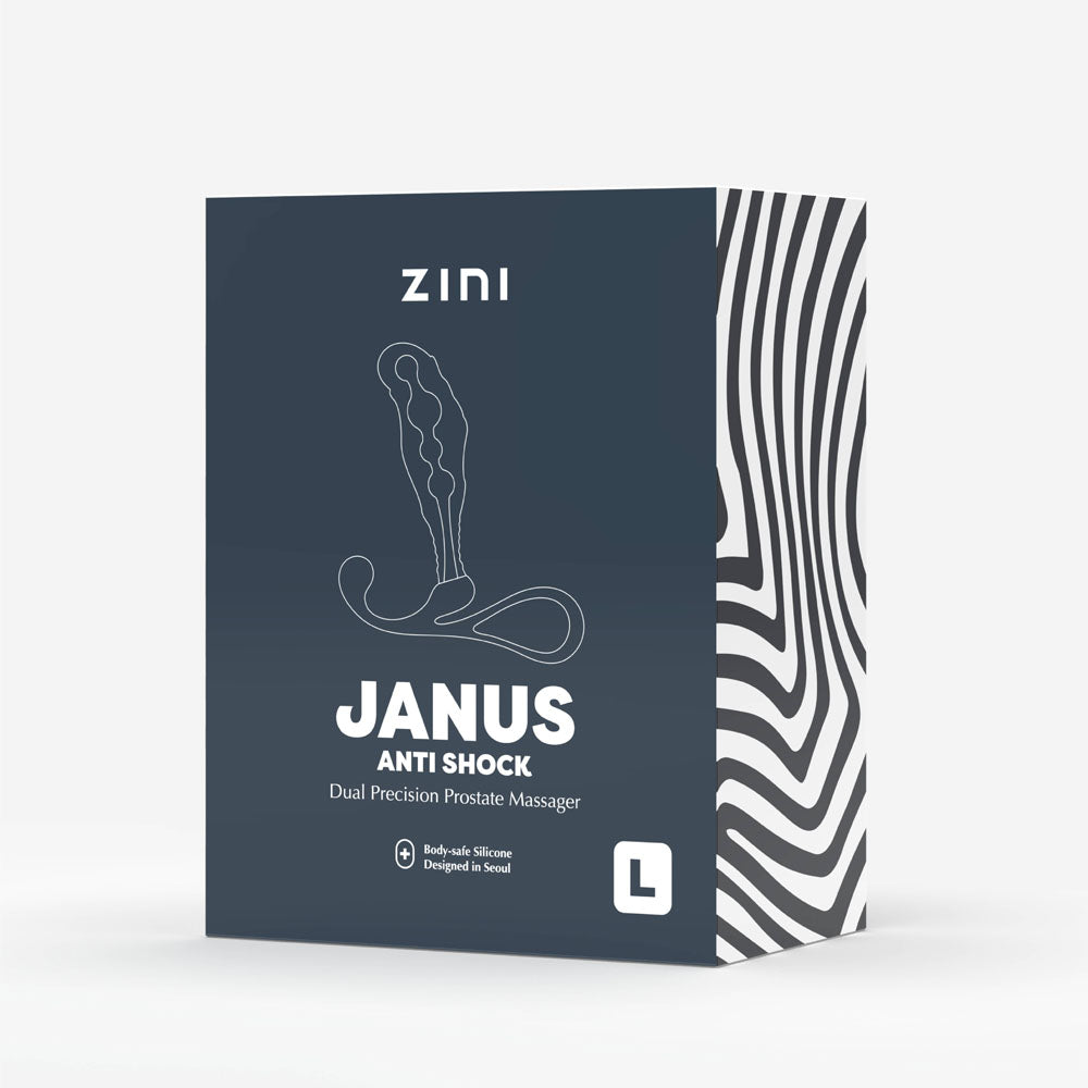 Zini Janus Anti Shock Large Black Large Prostate Massager