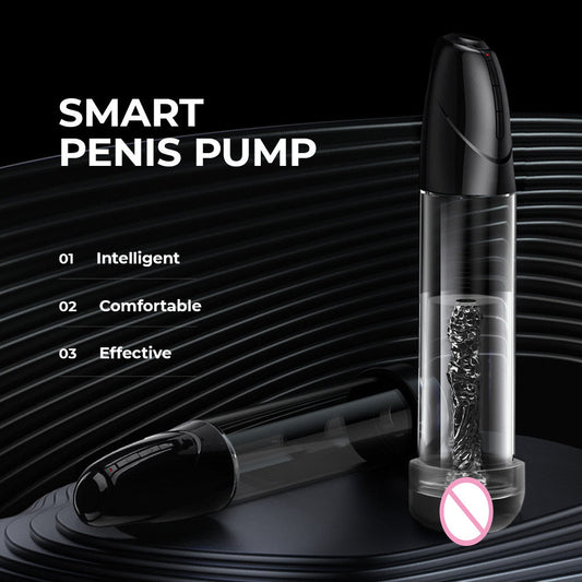 Luv Pump Smart Penis Pump Clear Usb Rechargeable 2 In 1 Automatic Penis Pump