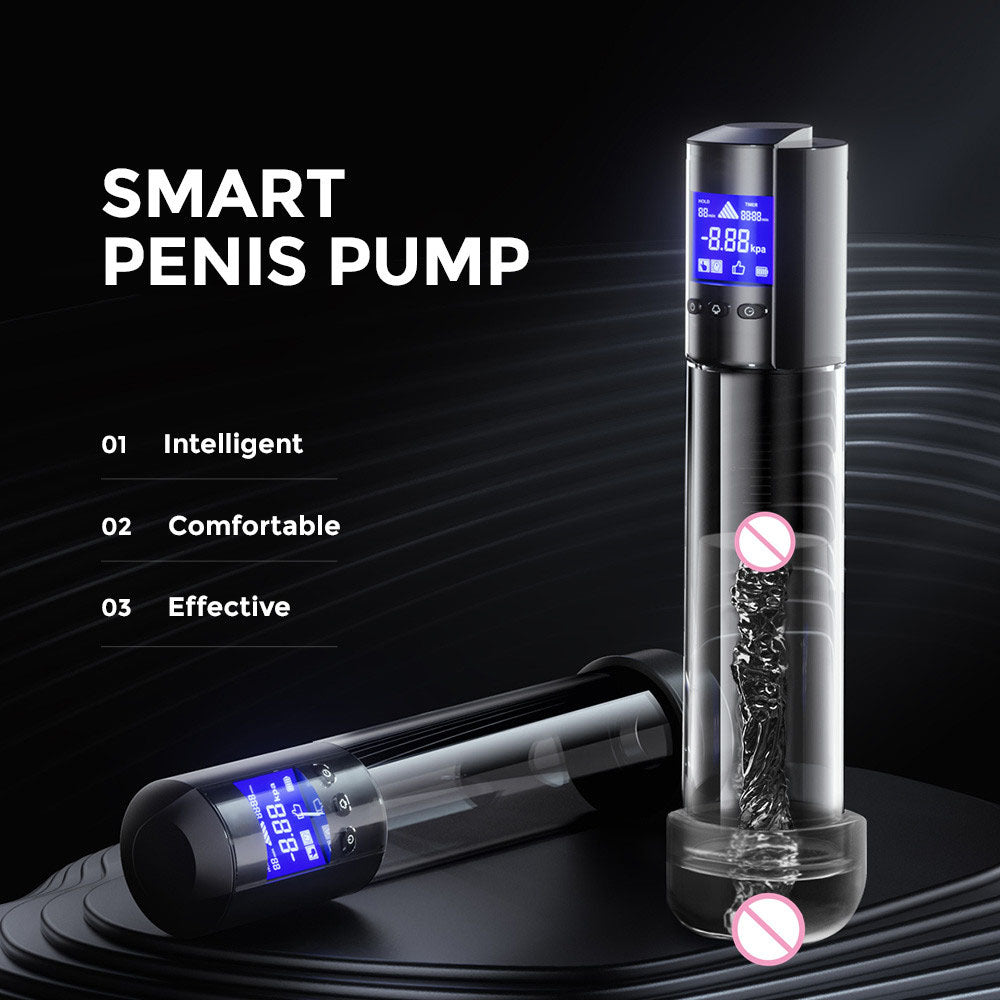 Luv Pump Smart Penis Pump Clear Usb Rechargeable Automatic Penis Pump