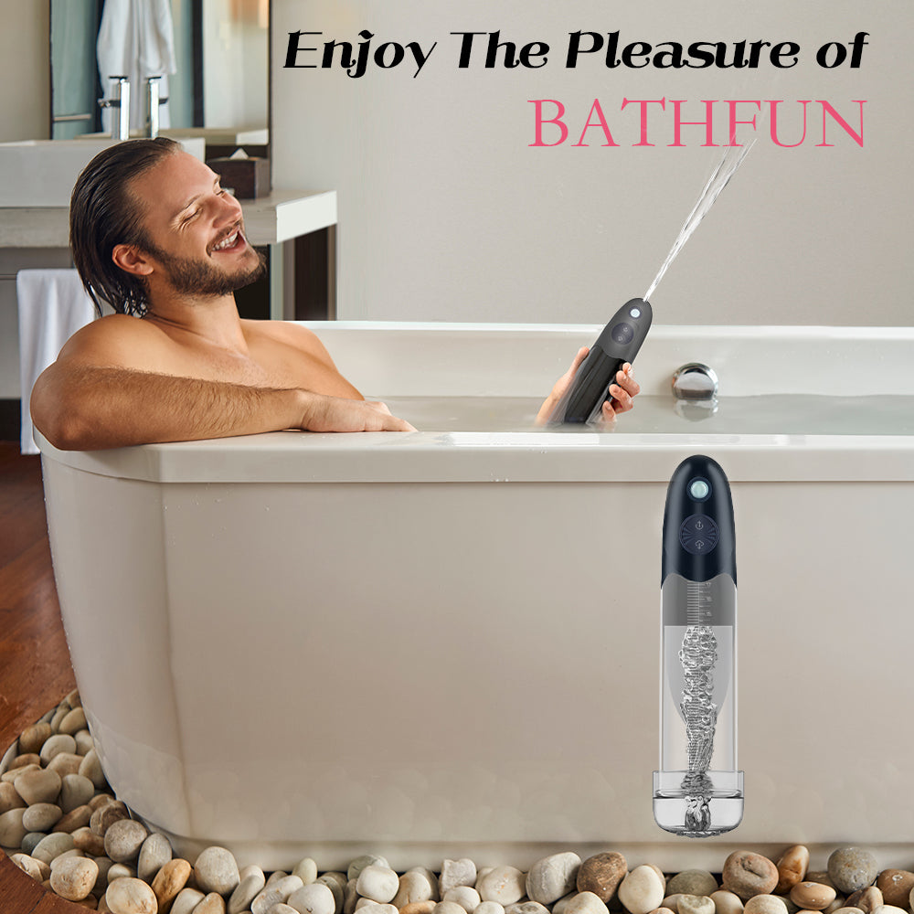 Luv Pump Bath Fun Usb Rechargeable Waterproof Automatic Penis Pump
