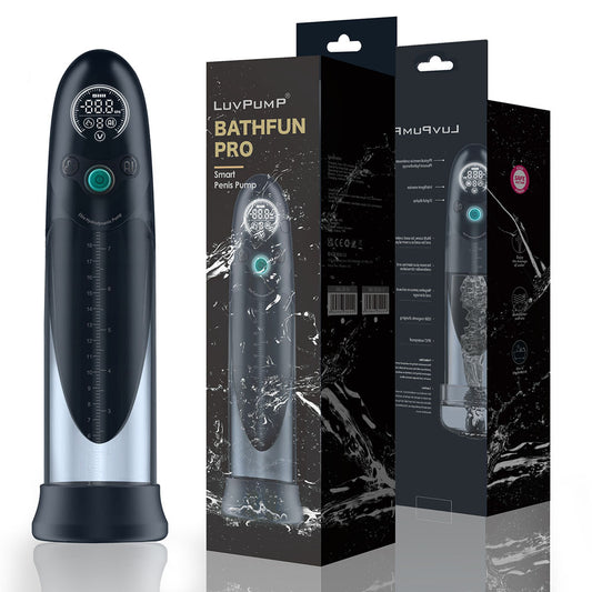 Luv Pump Bathfun Pro Usb Rechargeable Waterproof Smart Automatic Penis Pump