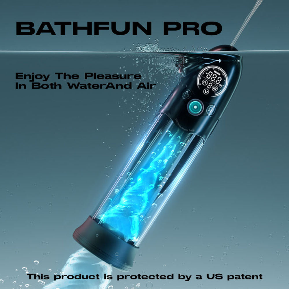 Luv Pump Bathfun Pro Usb Rechargeable Waterproof Smart Automatic Penis Pump