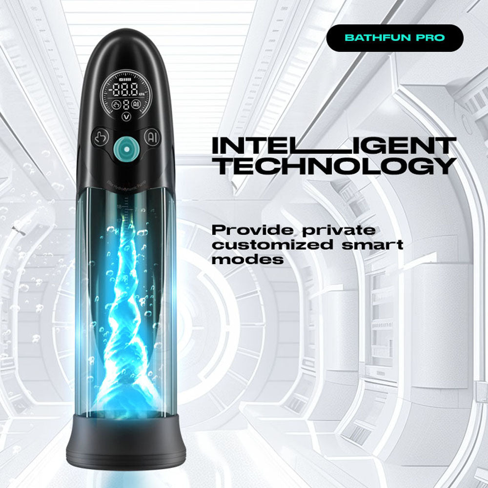 Luv Pump Bathfun Pro Usb Rechargeable Waterproof Smart Automatic Penis Pump