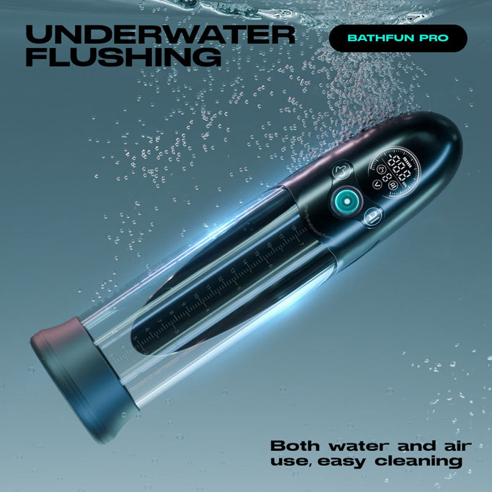 Luv Pump Bathfun Pro Usb Rechargeable Waterproof Smart Automatic Penis Pump