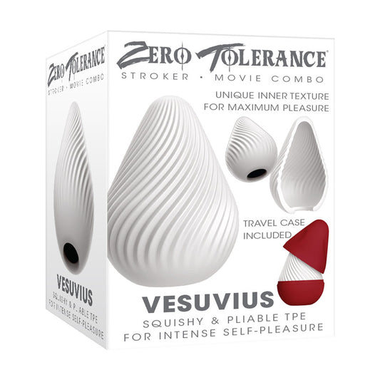 Zero Tolerance Vesuvius White Mini Stroker Egg
