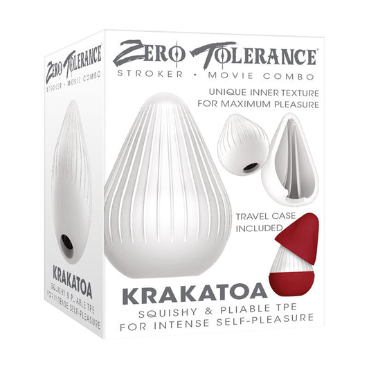 Zero Tolerance Krakatoa White Mini Stroker Egg
