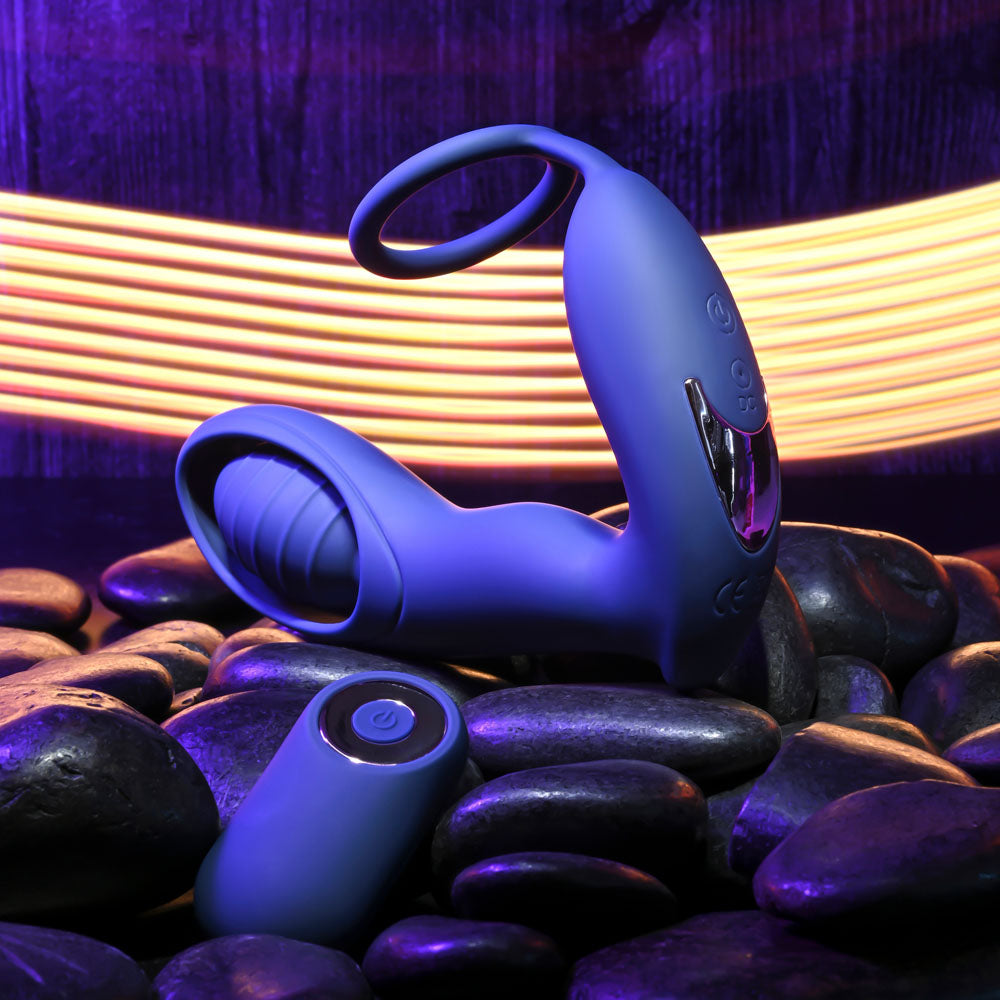 Zero Tolerance Extra Mile Blue Usb Rechargeable Vibrating Prostate Massager