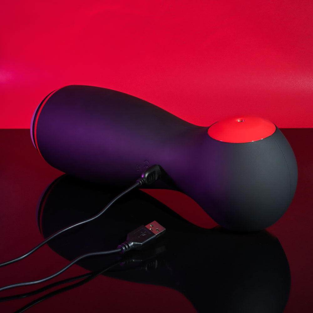 Zero Tolerance Tight Squeeze Usb Rechargeable Vibrating, Squeezing & Talking Stroker