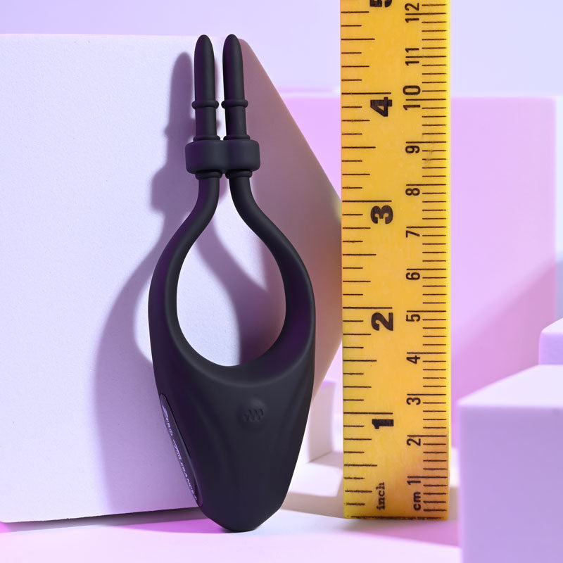 Zero Tolerance Perfect Fit Black Usb Rechargeable Vibrating Lasso Cock Ring