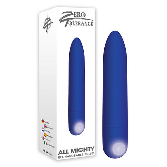 Zero Tolerance All Mighty Bullet Purple 9.1 Cm (3.6'') Usb Rechargeable Bullet