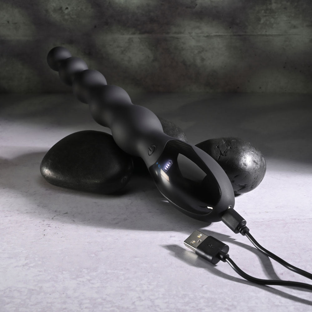 Zero Tolerance Backdoor Baton Black 24 Cm Usb Rechargeable Vibrating Anal Beads