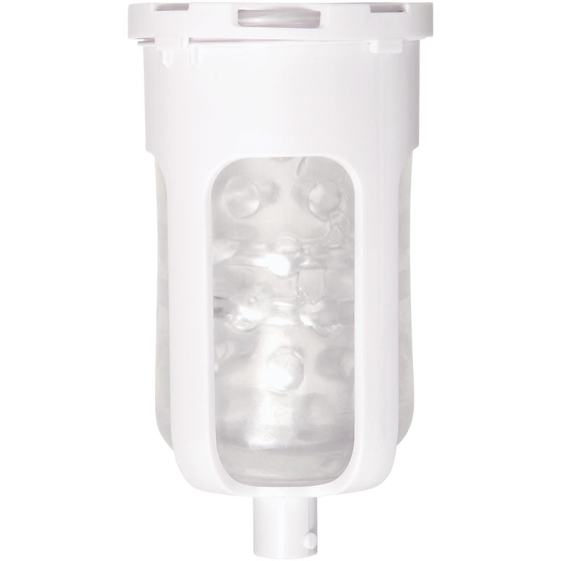 Zero Tolerance The Thrusting Stroker White Usb Rechargeable Thrusting Masturbator