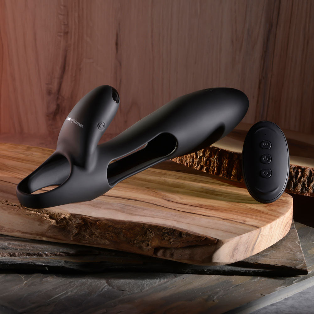 Zero Tolerance Nautilus Black Usb Rechargeable Vibrating Penis Extender Sleeve