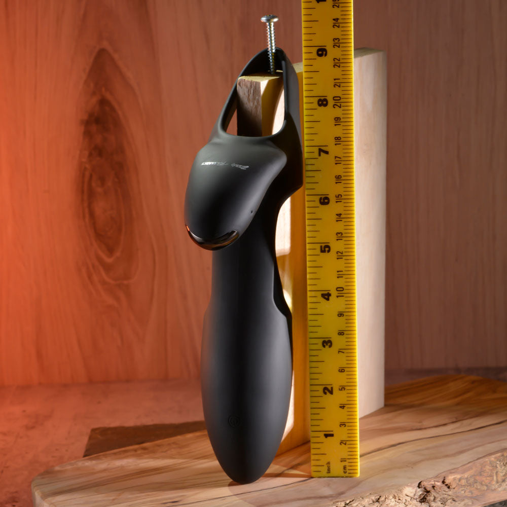 Zero Tolerance Nautilus Black Usb Rechargeable Vibrating Penis Extender Sleeve