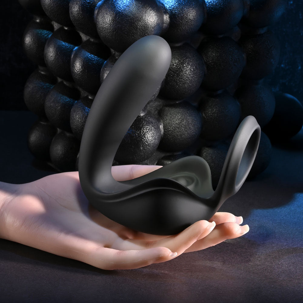 Zero Tolerance Ballin Out Black Usb Rechargeable Prostate Massager With Cock Ring And Wireless Remote