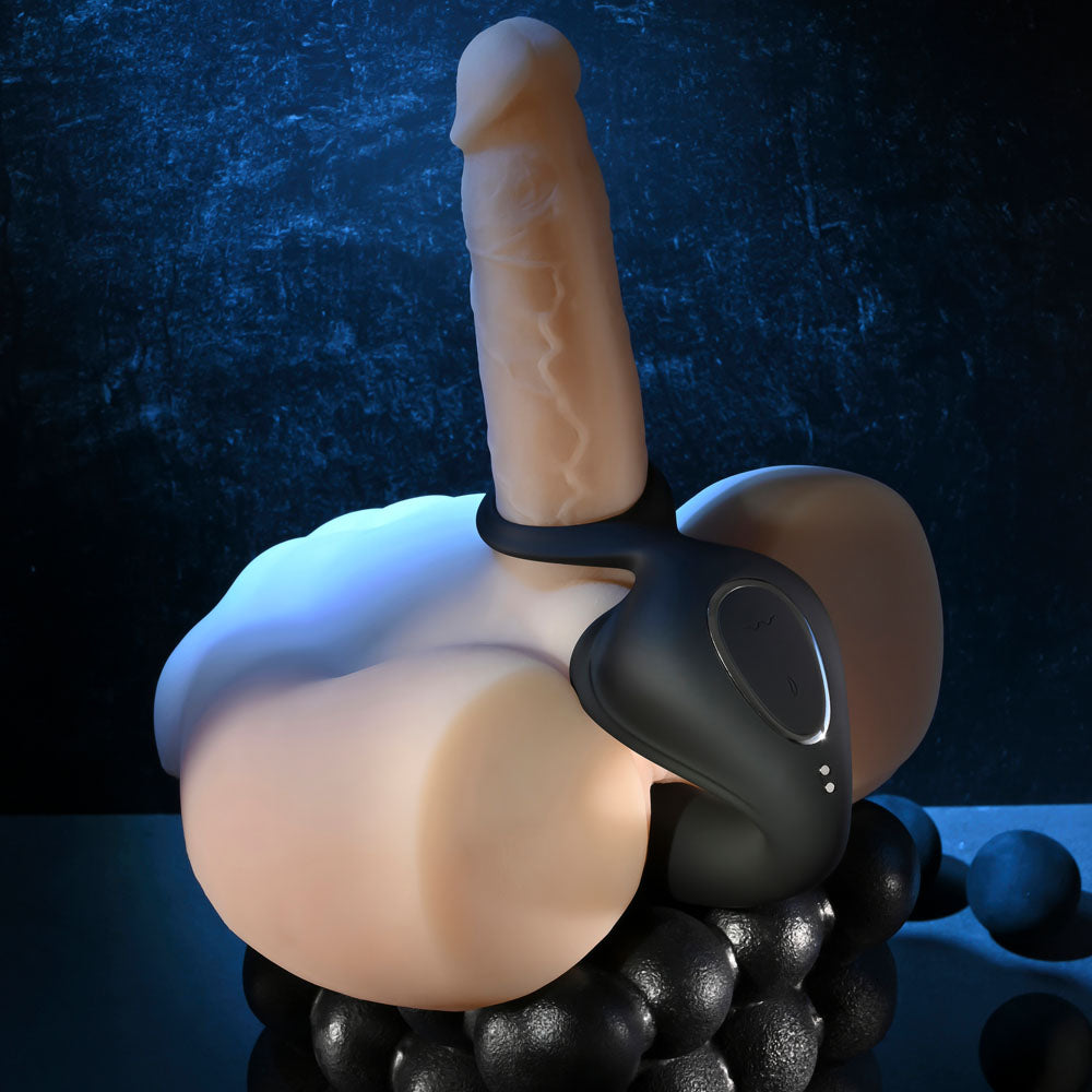 Zero Tolerance Ballin Out Black Usb Rechargeable Prostate Massager With Cock Ring And Wireless Remote