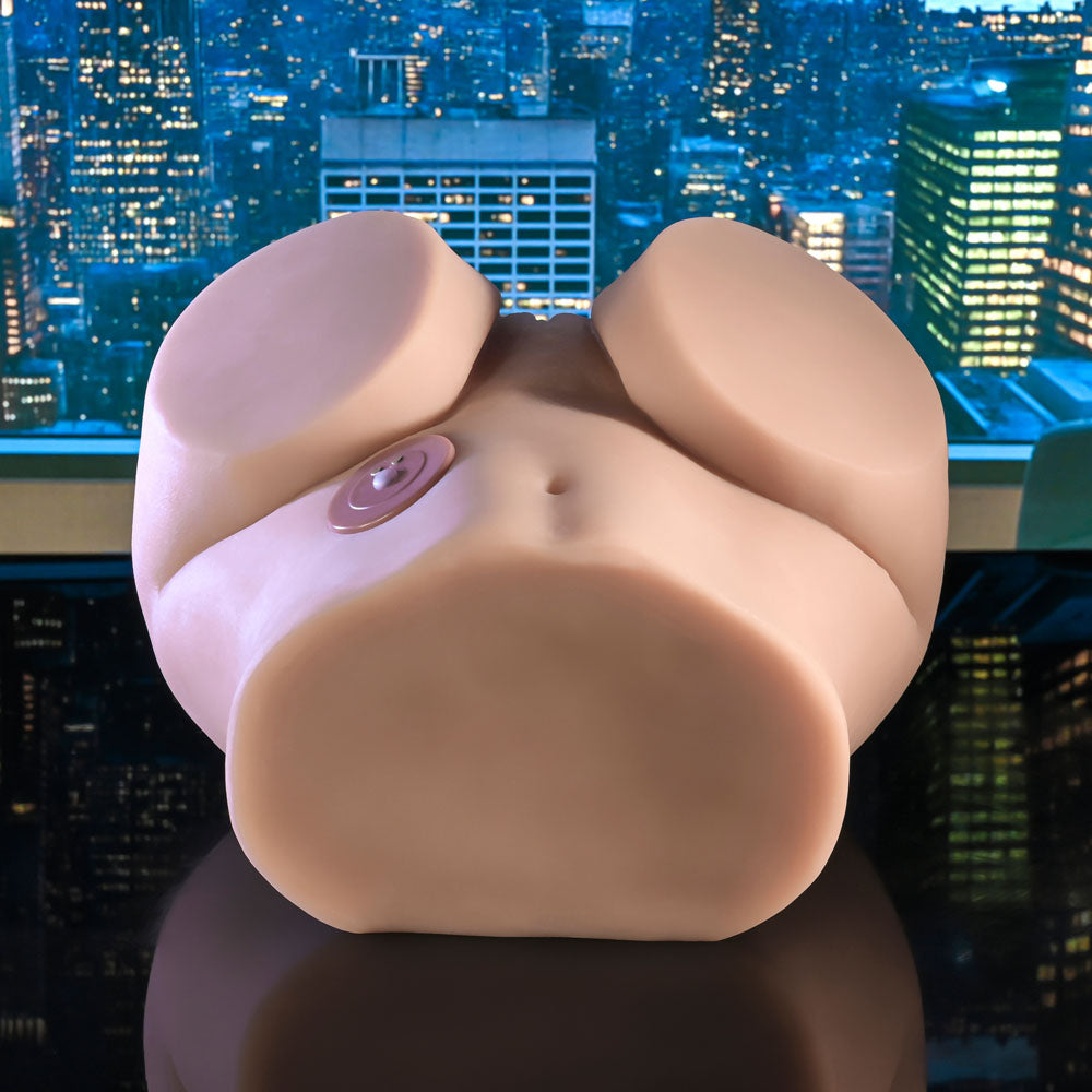 Zero Tolerance Lets Get Ready To Rumble Flesh Usb Rechargeable Vibrating Doggy Style Torso Masturbator