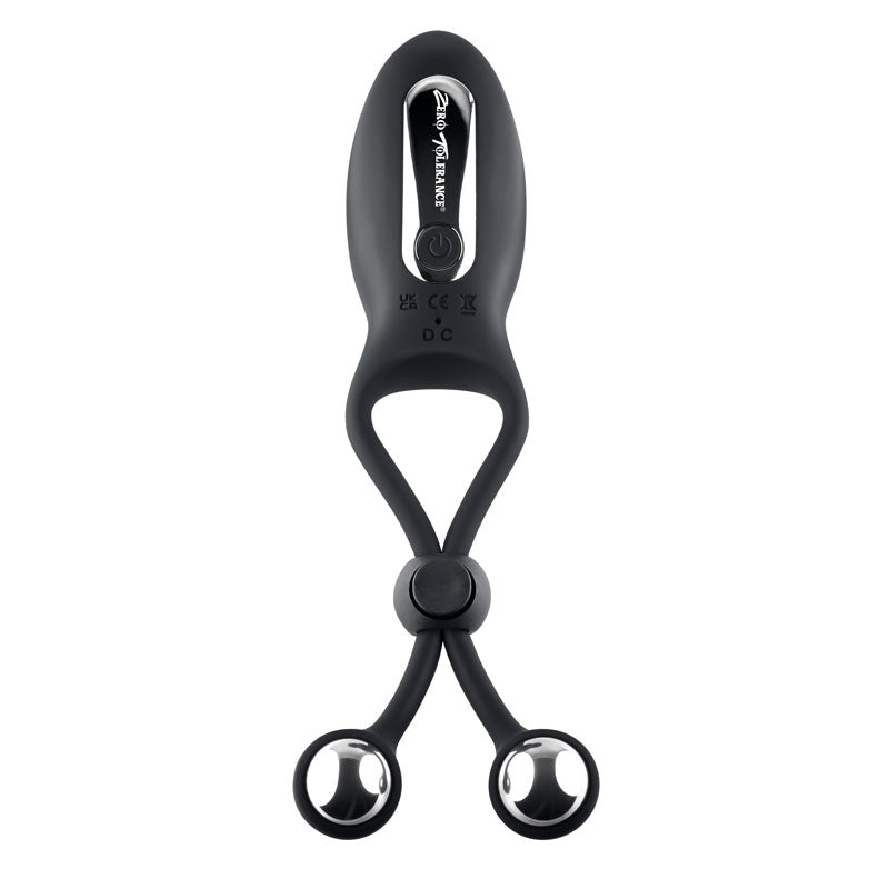 Zero Tolerance The Big Bang Black Usb Rechargeable Vibrating Lasso Cock Ring