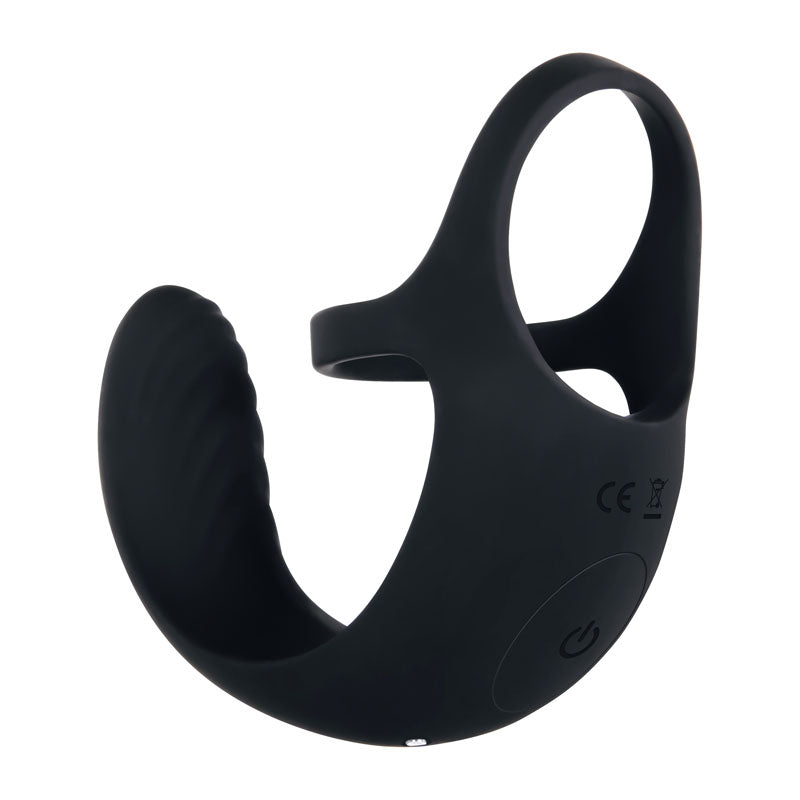 Zero Tolerance Vibrating Ball Cradle Black Usb Rechargeable Vibrating Cock Ring