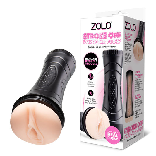 Zolo Stroke Off Pornstar Pussy Flesh Vagina Stroker