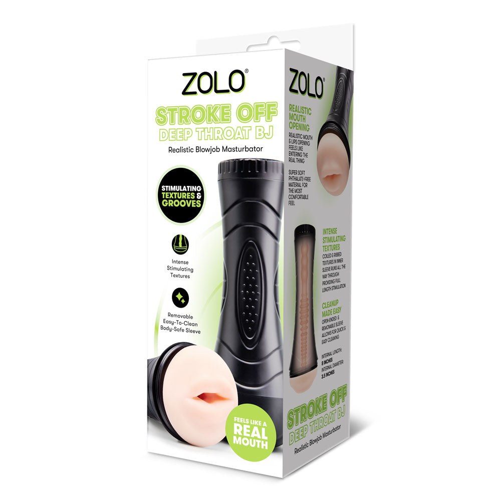 Zolo Stroke Off Deep Throat Bj Flesh Mouth Stroker