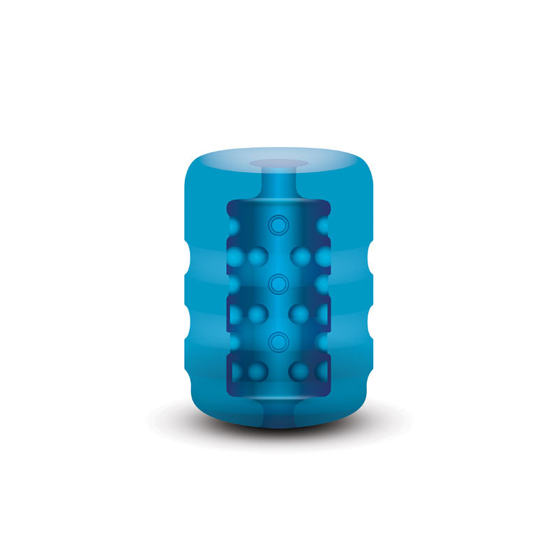 Zolo Backdoor Pocket Stroker Blue Mini Stroker