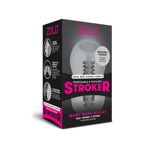 Zolo Grey Mini Double Bubble Stroker Grey Stroker Sleeve