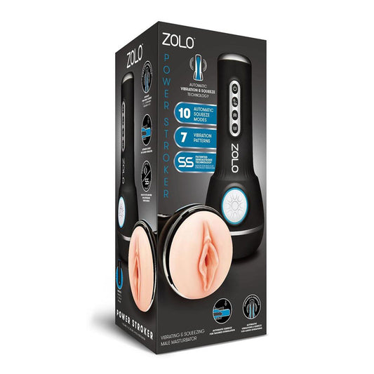 Zolo Power Stroker Flesh Usb Rechargeable Powered Masturbator