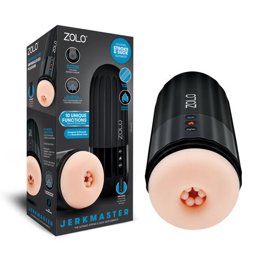 Zolo Jerkmaster Usb Rechargeable Stroking & Sucking Masturbator